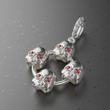 Load image into Gallery viewer, Eternity Skull Pendant
